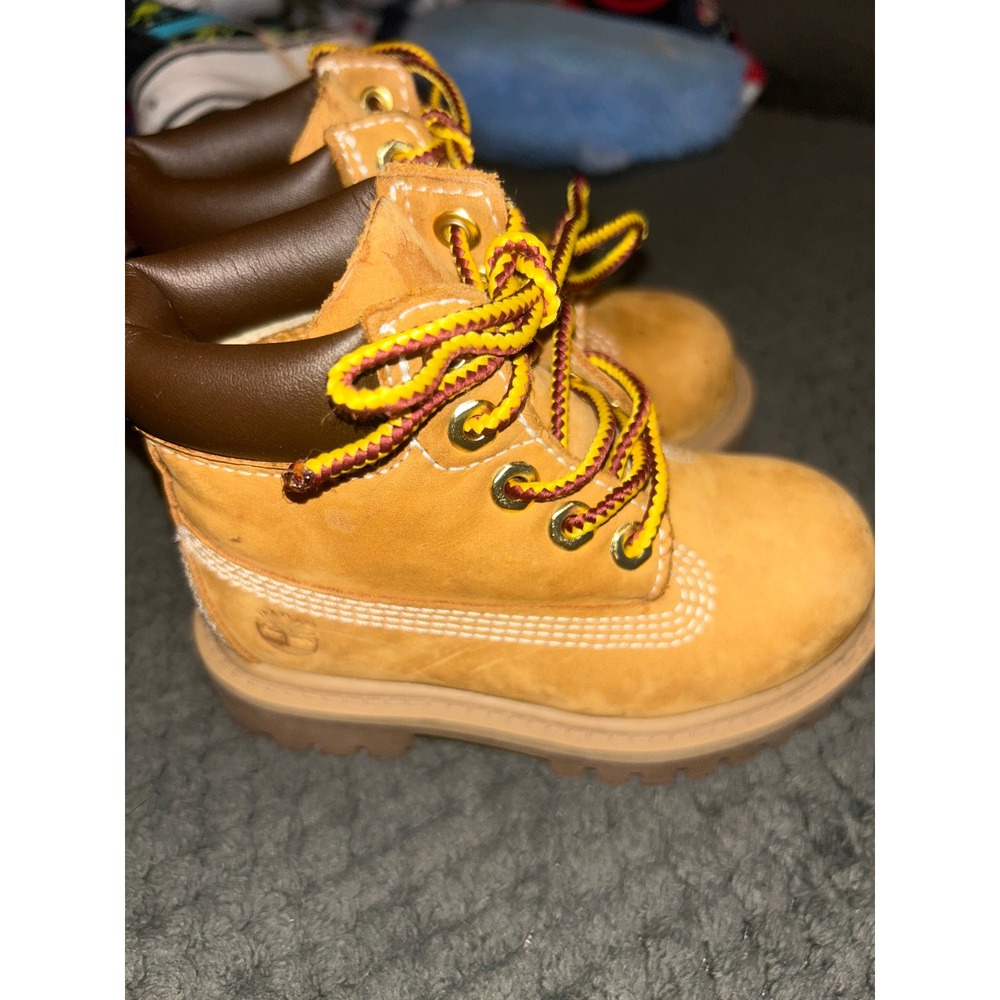 Timberland Toddler Sz 6C Premium 6-Inch Waterproof Boots Wheat